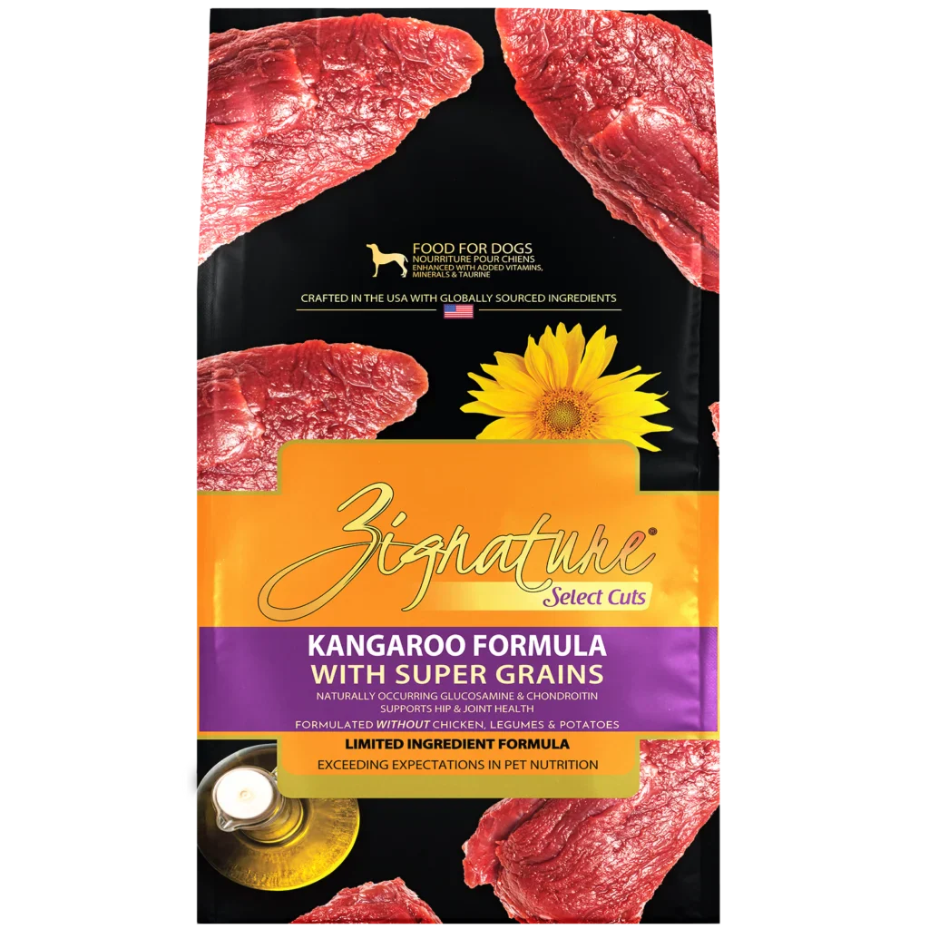 Zignature Select Cuts Kangaroo Formula with Super Grains Dry Dog Food - 25 lbs.