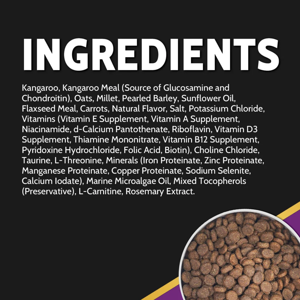 Zignature Select Cuts Kangaroo Formula with Super Grains Dry Dog Food - 25 lbs. - Image 4