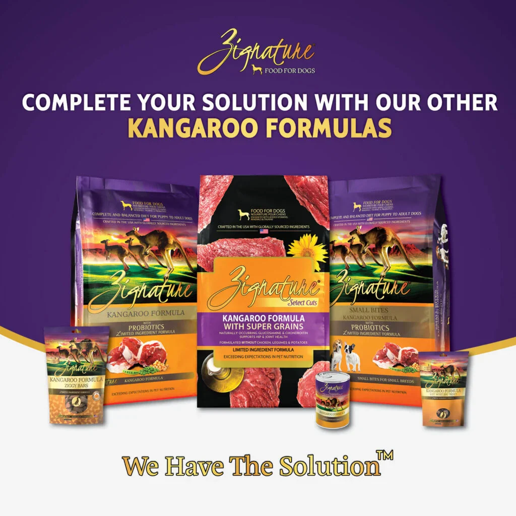 Zignature Select Cuts Kangaroo Formula with Super Grains Dry Dog Food - 4 lbs. - Image 7